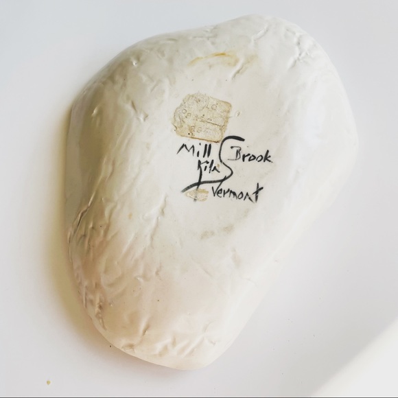 VTG Mill Brook Kiln Vermont trinket dish - Picture 3 of 4